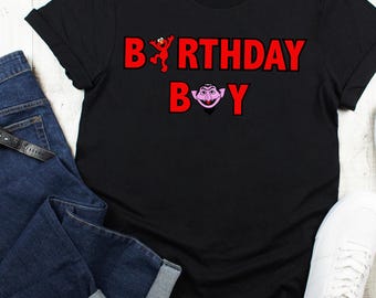 Character Birthday Family matching Shirts, theme Birthday Custom Family Tee, Personalized Family Bella canvas Tees for Birthday