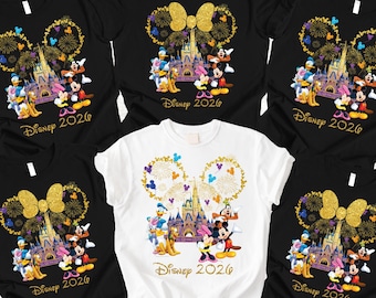 Disney Family vacation 2026 Shirt, Disney Trip 2026 Shirt, Magic Kingdom Castle Matching Disney Family Shirts, Where the Magic Begins shirt
