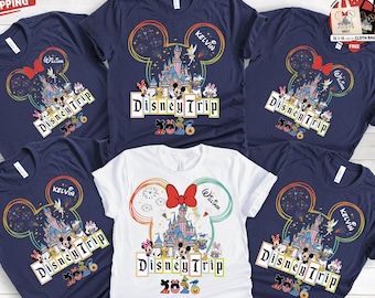 Shirt Disney Trip 2026, aangepast T-shirt familievakantie, Disney-groepsshirt, shirt magische reis