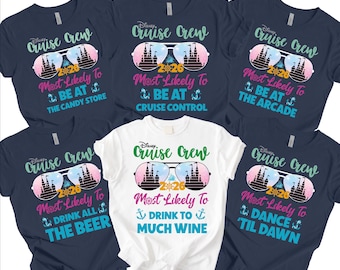 2026 Cruise Group Shirt,48 Quotes Most Likely To Cruise Shirt,Cruising Group Shirt,Cruise Crew Shirt,Cruise 2026,Family Cruise