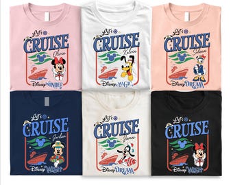 Magliette Disney Cruise, Maglietta Disney Cruise Group, Maglietta Disney Cruise 2026, Maglietta Disney, Maglietta da crociera coordinata per tutta la famiglia, Maglietta personalizzata da crociera