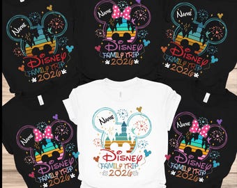 Camisetas de personalización Disney 2026, camisetas familiares Disney, camisetas familiares Disneyworld 2026, camiseta de viaje Disney Vacation 2026, camiseta Disney