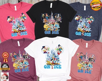 Disney On Ice Family Shirt, Disney Characters Shirts, Disney Vacation Shirt, Disney Epcot Shirt, Disney Family Shirt, Disneyland Shirt