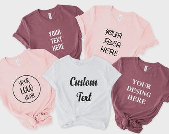 Custom Personalized T-Shirt with Name or Message Gift Tee