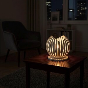 Designerski świecznik LED LUMAÉ | Minimalistyczna lampa stołowa drukowana w 3D | Pomysł na prezent do domu | Urodzinowa parapetówka zdjęcie 11