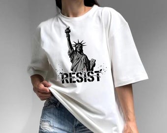 Camiseta de Resistencia - Estatua de la Libertad, Camiseta de Activista por la Justicia Social