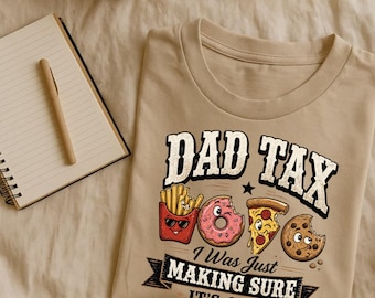 Camiseta de impuestos para papás, camiseta divertida para papás, camiseta "Solo me estaba asegurando de que fuera seguro", regalo divertido para el Día del Padre, camiseta para papás amantes de la comida, camiseta con humor para papás