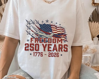 America 250 Shirt, USA 250th Anniversary Shirt, Patriotic American Flag Tee, Independence Day 2026 Shirt, July 4th Vintage USA Tee