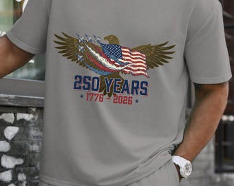 Camiseta America 250, Camiseta del 250 aniversario de EE. UU., Camiseta patriótica con la bandera estadounidense, Camiseta del Día de la Independencia 2026, Camiseta vintage de EE. UU. del 4 de julio