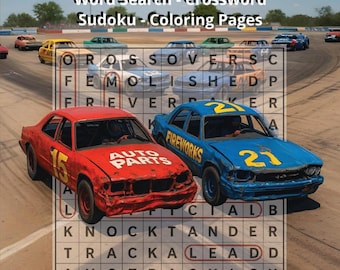 Il libro di puzzle della figura 8: ricerca di parole - cruciverba - sudoku - pagine da colorare e altro ancora