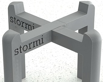 Large Elevated Pet Bowl Stand, Customizable Height and Diameter