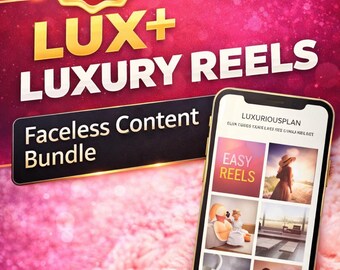 800+ Luxury Reels Bundle | Faceless Content, PLR MRR (Digital Download).