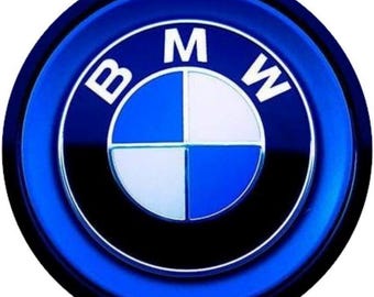 Taartwafel verjaardag BMW auto patronen 0,6 mm dikte logo