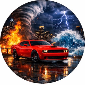 Kuchenwaffel Dodge Challenger Charger Viper Ram Sportwagen Geländewagen Alles Gute zum Geburtstag Verschiedene