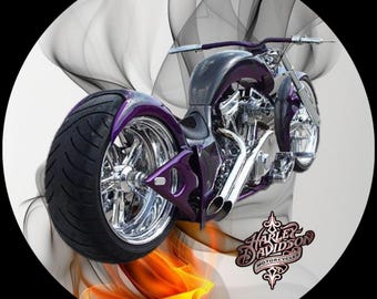 Wafel voor cake Cross Yamaha Harley Motor Racer Road Racer