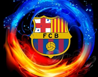 Taartwafel Voetbaldoel Doel FC BARCELONA Voetbalclub