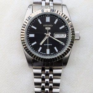 【希少⭐️ビンテージ】セイコーSEIKO5自動巻き美品フルーテッドベゼ Seiko fluted bezel - Etsy 日本