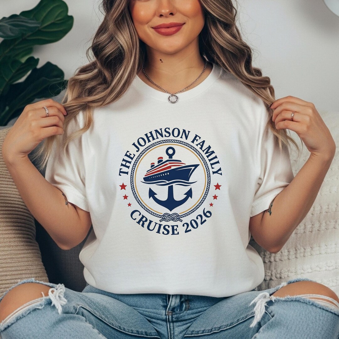 Custom Family Cruise Shirt 2026 – Cruise Matching Tee, Family Vacation ...