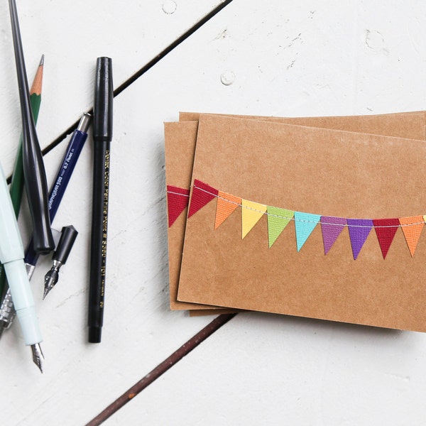 rainbow stationery, thank you cards, gifts under 10, hostess gifts, teacher gifts, colorful notecards, unique paper goods, stocking stuffers