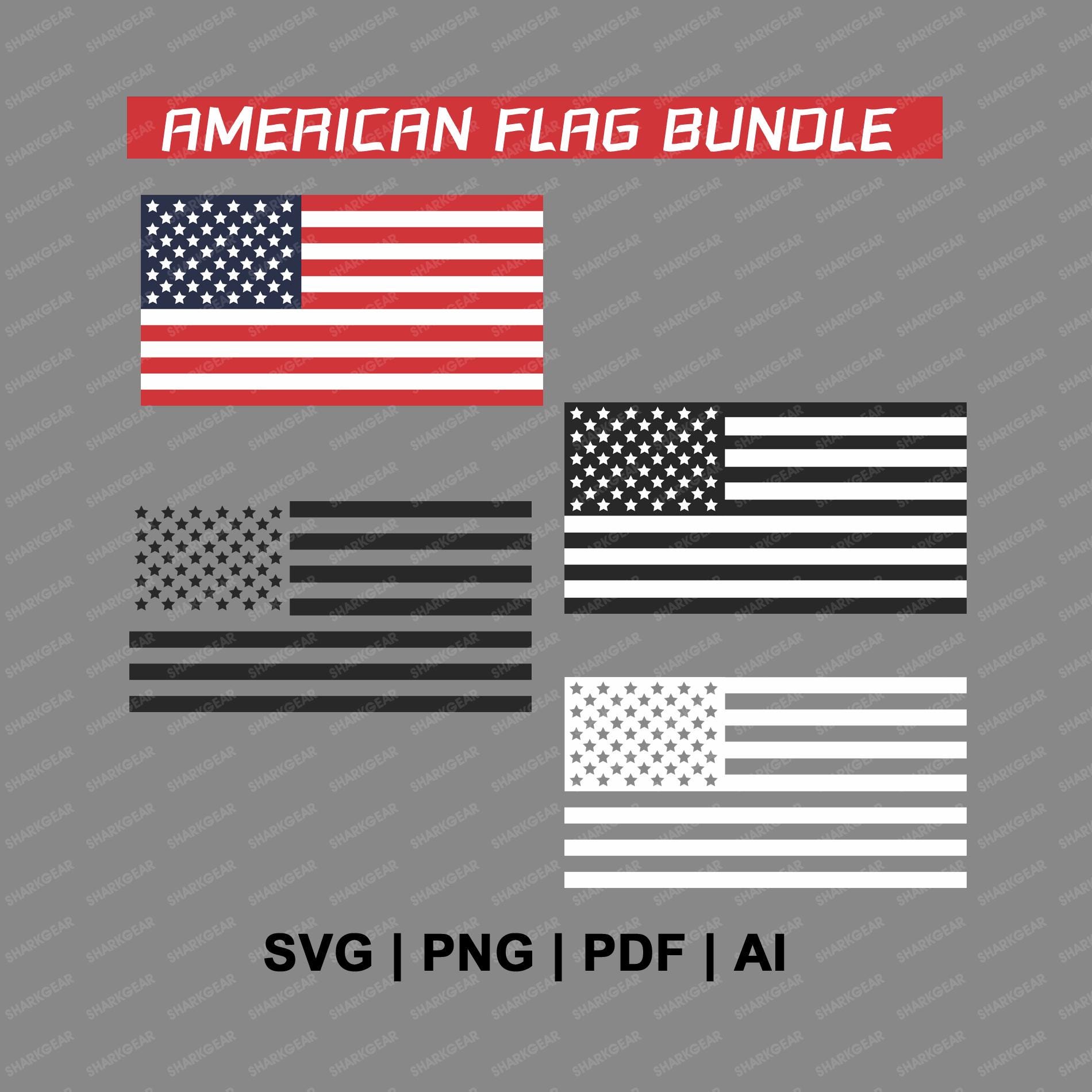 American Flag SVG USA Flag 4th of July Shirt Design, DTF, American Flag ...