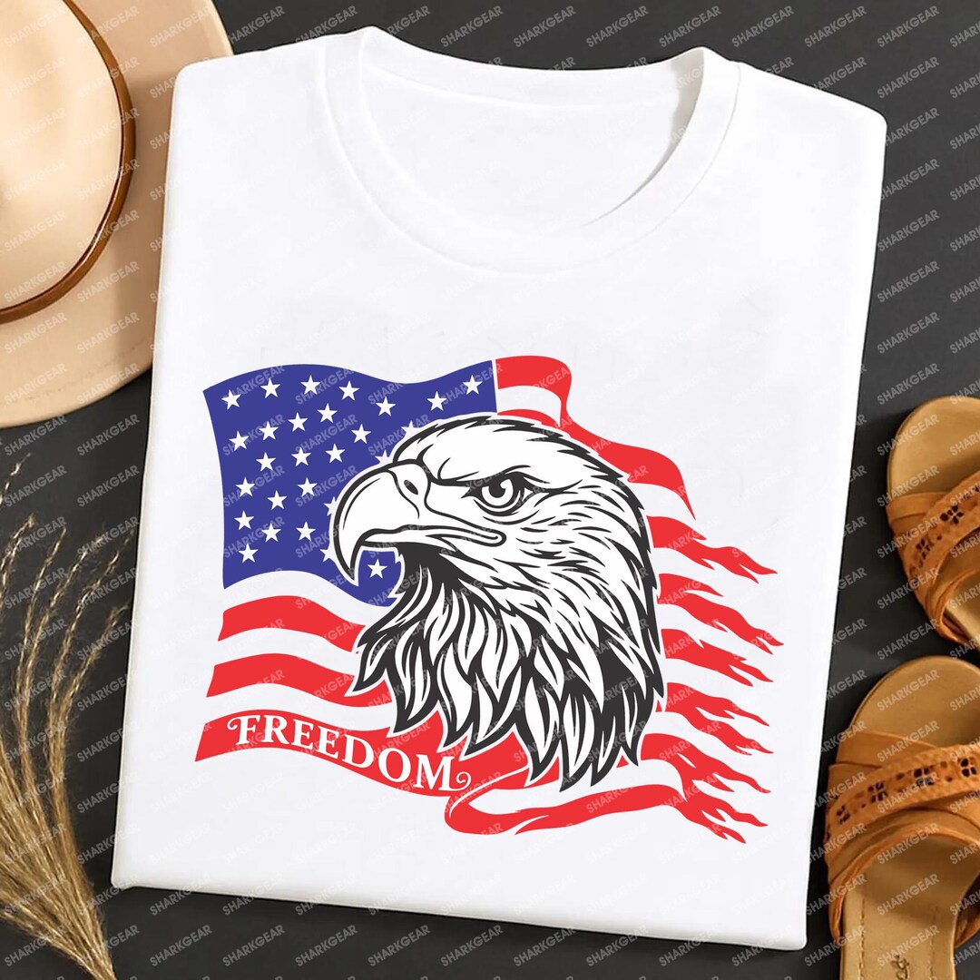 Patriotic Eagle American Flag SVG, USA 250th Anniversary Freedom Design ...