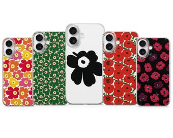 Bold Floral Phone Case – Style Pattern Cover, iPhone Samsung Pixel Protection