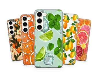 Citrus Fruit Phone Case – Colorful Lemon & Orange Design iPhone Cover