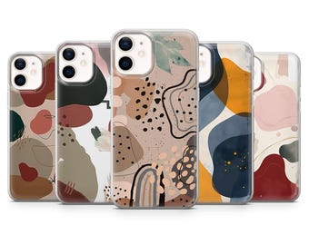 Abstract Phone Case – Pastel Color Pattern – Modern Art Cover