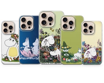 Nordic Cartoon Phone Case – Cozy Scandinavian Character TPU Gel Cover
