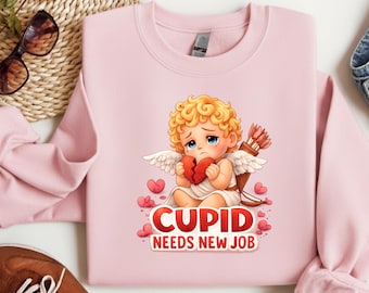 Cody Needs A New Job Sweatshirt, Unisex Cupid Shirt, Customizable Tee
