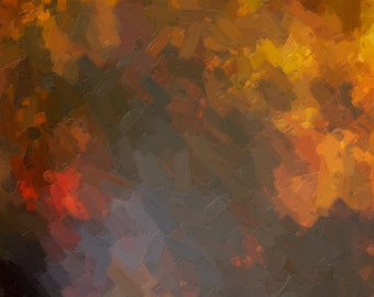 Oil Paint Texture, Warm | Refreshing Painted Textural Back Ground JPG | Printable Artistic Digital Download