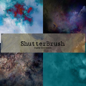 Blue and Violet Grunge Texture Background Collection | Abstract Digital Overlay JPG | Printable Wall Art Download