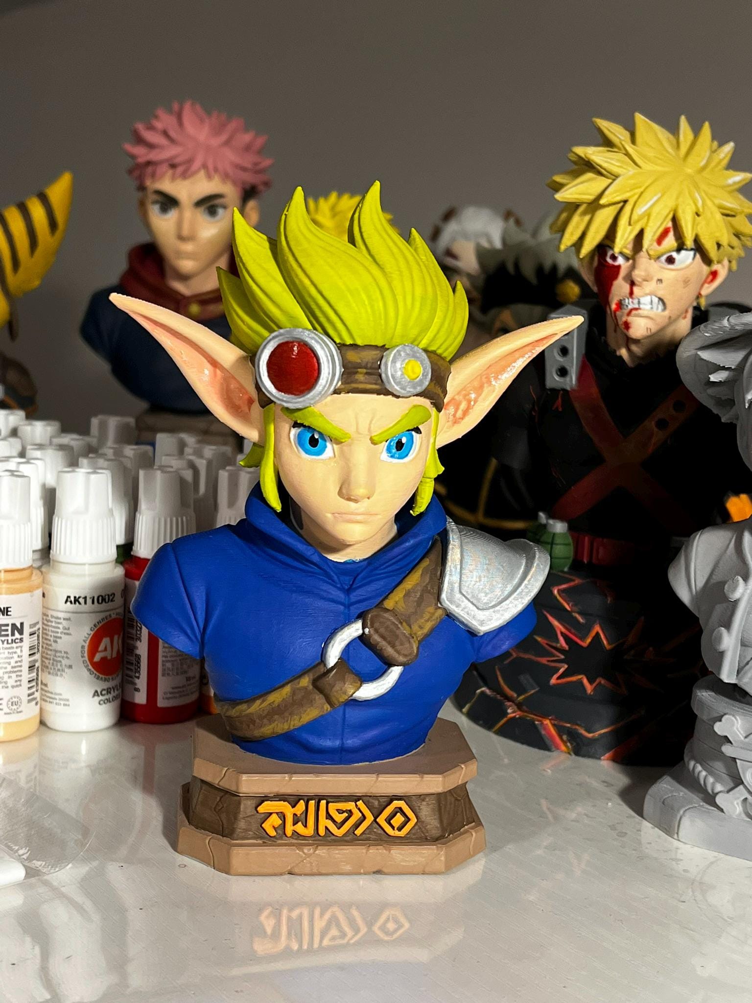 JAK AND DAXTER statue résine Gaming Heads