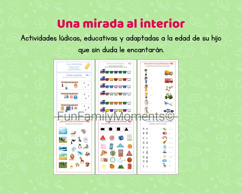 Cuaderno De Actividades Preescolar 3–5 Años Para Imprimir | PDF ...