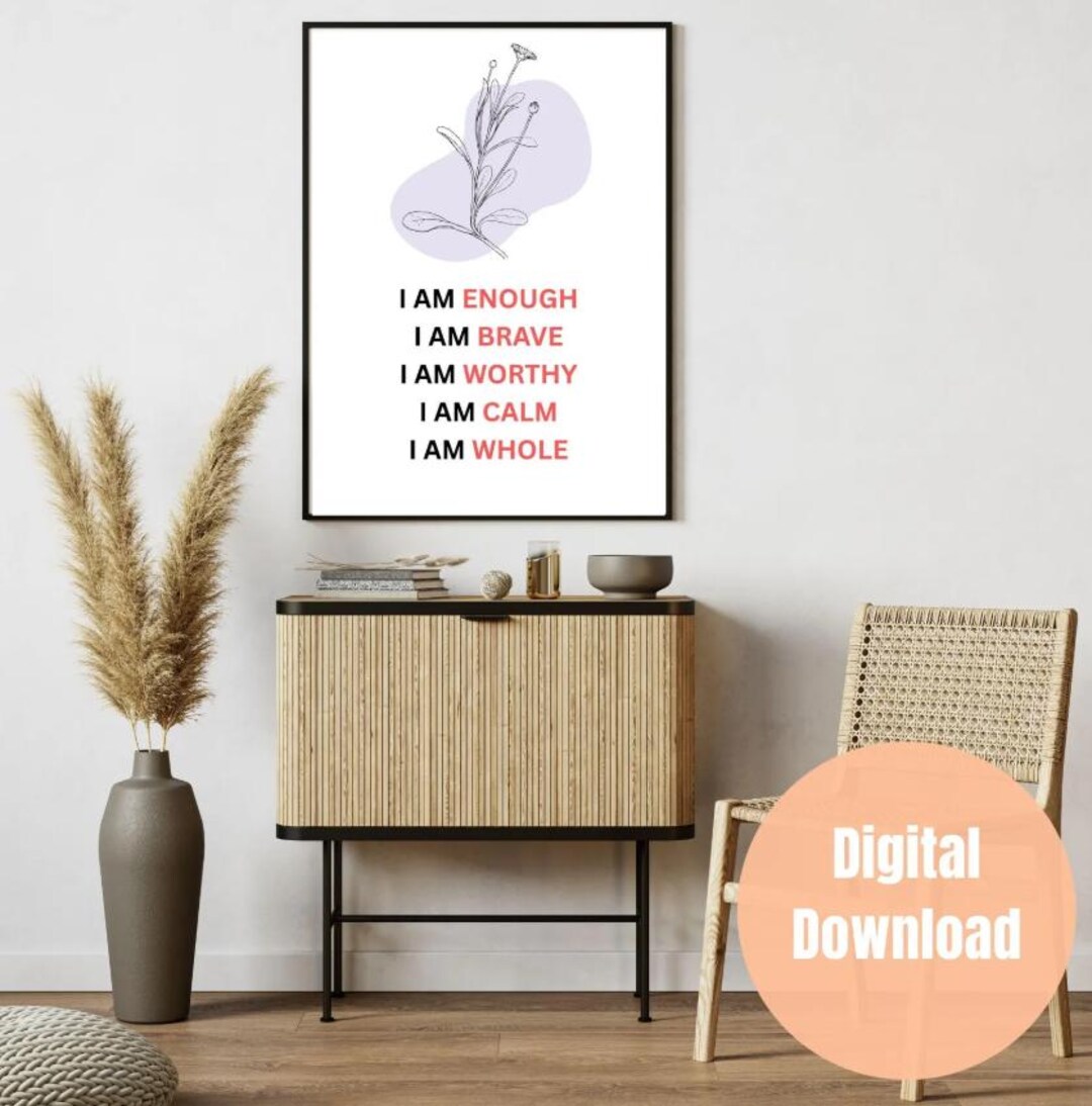 27-motivational Quote Wall Art Prints, Modern Decor (digital Download ...