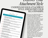 Attachment Style Workbook, Relationship Therapy Worksheets (Printable PDF)