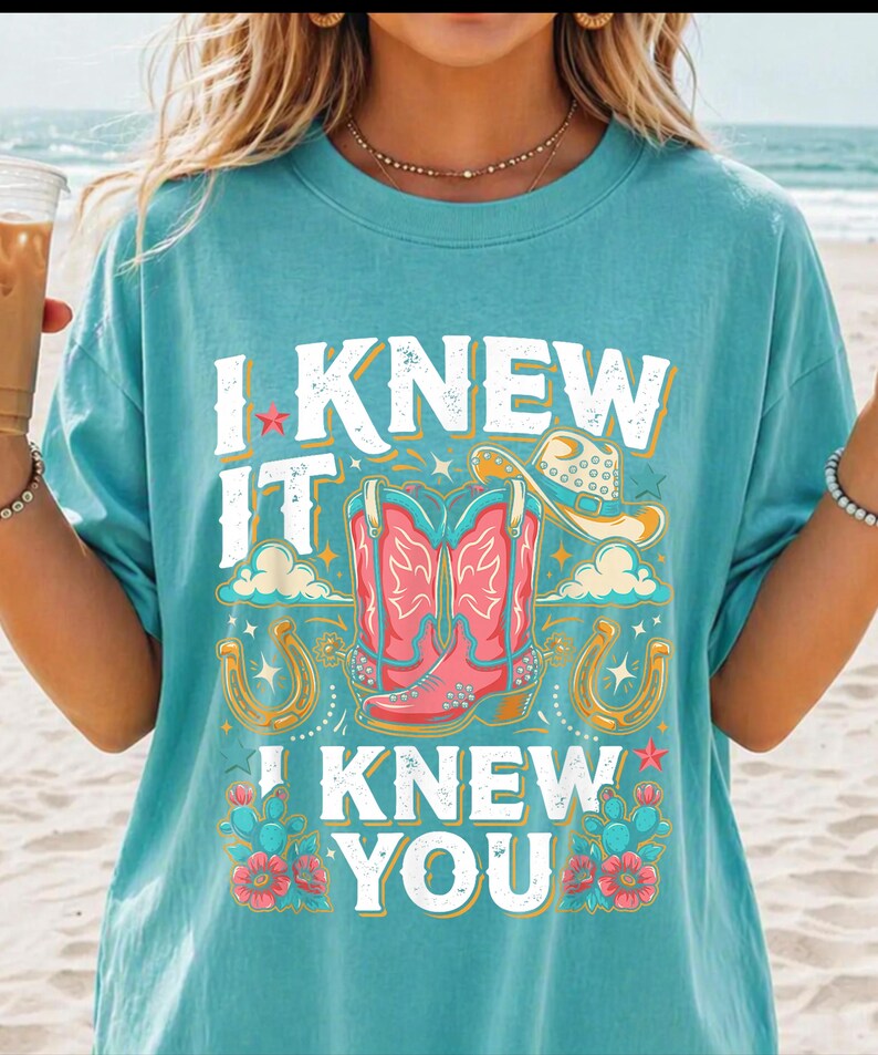 I Knew You PNG, Retro Toy Story Western Boots Design (Digital Download) image 2