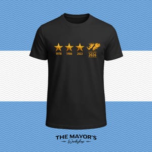 Argentina World Cup Stars & Malvinas Commemorative | T-shirt