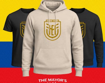 Ecuador Soccer Shield | World Cup 26 | Hoodie | Sweatshirt | T-shirt