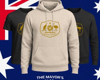 Australia Soccer Shield | World Cup 26 | Hoodie | Sweatshirt | T-shirt