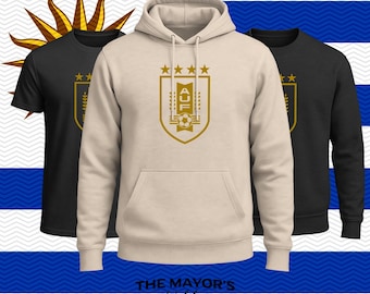Uruguay Soccer Shield | World Cup 26 | Hoodie | Sweatshirt | T-shirt