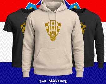 Croatia Soccer Shield | World Cup 26 | Hoodie | Sweatshirt | T-shirt