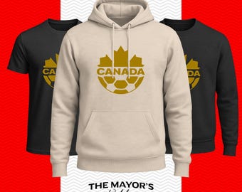 Canada Soccer Shield | World Cup 26 | Hoodie | Sweatshirt | T-shirt