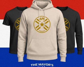 Paraguay Soccer Shield | World Cup 26 | Hoodie | Sweatshirt | T-shirt