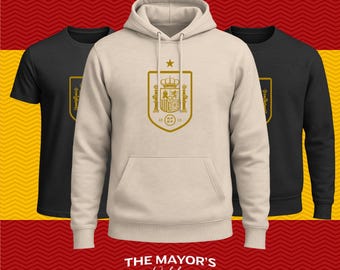 Spain Soccer Shield | World Cup 26 | Hoodie | Sweatshirt | T-shirt