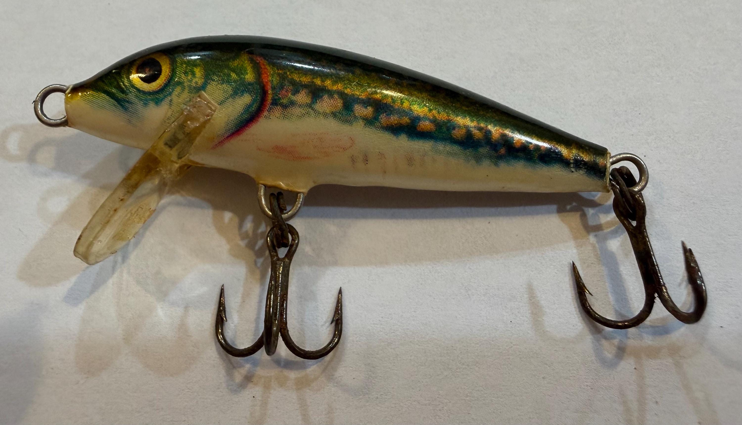 Leurre Rapala CD-9 Vintage - Couleur AYU, Fabriqué En Finlande, Bois, Rare