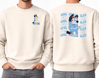 Sudadera Bluey Uncle, Sudadera con capucha Uncles Club Bluey