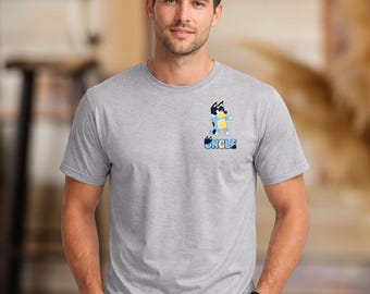 Camiseta Bluey Uncle, Camiseta Bluey del Club de Tíos