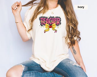 Camiseta Comfort Colors®, camiseta personalizada para profesores, camiseta de agradecimiento a los profesores