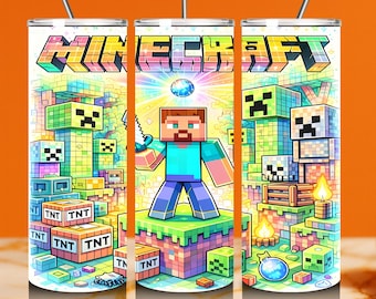 Cartoon Characters 20oz Tumbler wrap, Game 20oz Skinny Tumbler wrap, Game Characters Straight Tumbler Wrap, Sublimation File